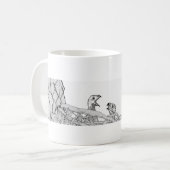 Tasse von Adler ZUHAUSE Second Nature Black + Whit (Vorderseite Links)