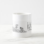 Tasse von Adler ZUHAUSE Second Nature Black + Whit (Mittel)