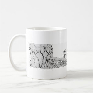Tasse von Adler ZUHAUSE Second Nature Black + Whit