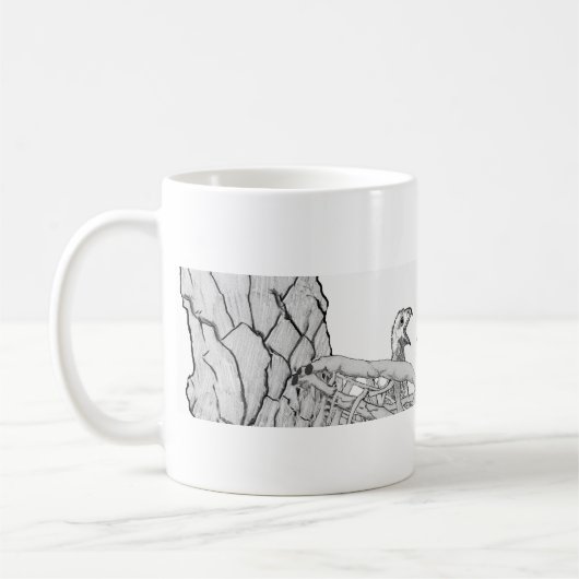 Tasse von Adler ZUHAUSE Second Nature Black + Whit (Links)