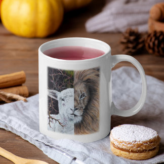 Tasse von Aquarellon und Lamm, individuell anpassb