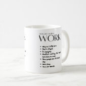 Tasse von Arbeitsgedanken (VorderseiteRechts)