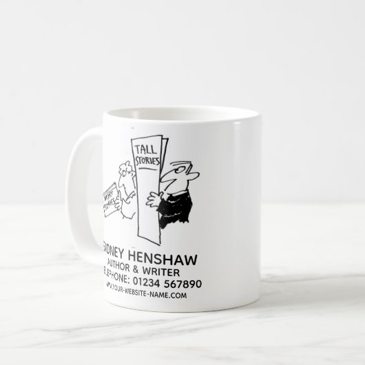 Tasse von Autoren und Autoren (Vorderseite Links)