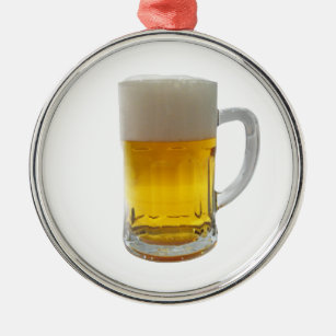 Tasse von Bier Silbernes Ornament
