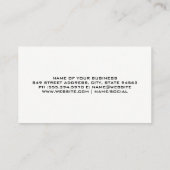 Tasse von Biertoast | QR Code Business Card Visitenkarte (Rückseite)