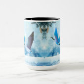 Tasse von Blauem Gänse (Zentrum)