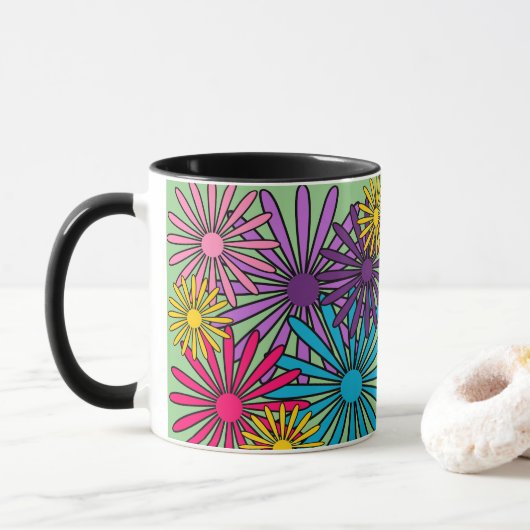Tasse von Blume (Mit Donut)