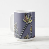 Tasse von Blume und Waves (Vorderseite Links)