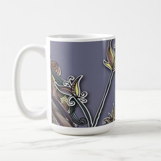 Tasse von Blume und Waves (Links)