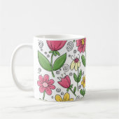 Tasse von Blumen und Sippen (Links)