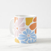 "Tasse von Blumenpastel - Eleganter und farbenfroh Kaffeetasse (Vorderseite Links)