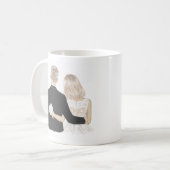 Tasse von Braut und Groom (Vorderseite Links)