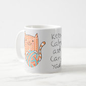 Tasse von Calm und Carry Yarn behalten (Vorderseite Links)