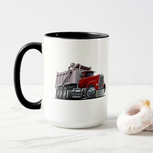 Tasse von Cartoon-LKW (Mit Donut)
