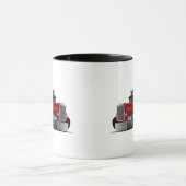 Tasse von Cartoon-LKW (Zentrum)
