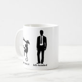 Tasse von Chimp-Links-hand-Man-Kaffee (Vorderseite Links)