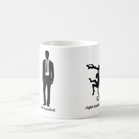 Tasse von Chimp-Links-hand-Man-Kaffee (Mittel)