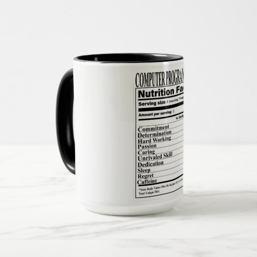 Tasse von Computerprogrammierern (Vorderseite Links)