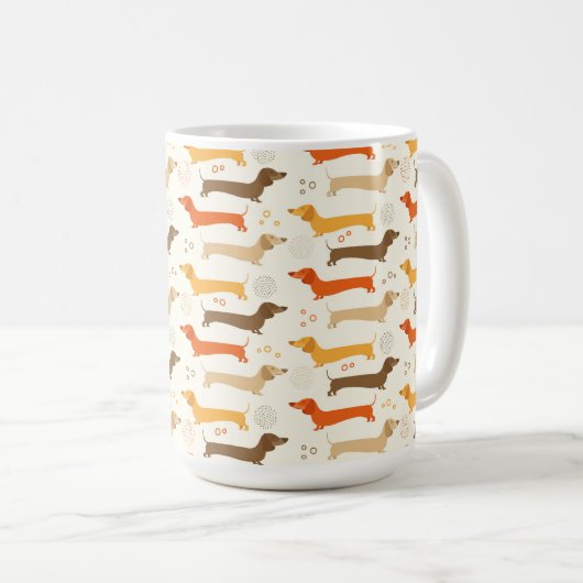 Tasse von Dackeln (VorderseiteRechts)