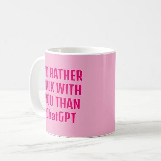 Tasse von der Mutter aus dem schüchternen Typ (Vorderseite Links)