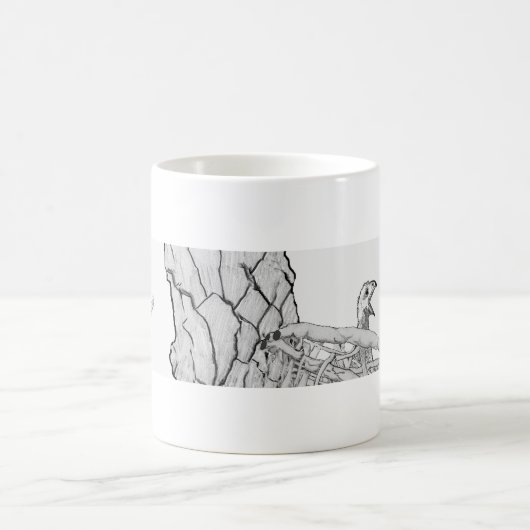 Tasse von Eagles ZUHAUSE Second Nature B+W Feather (Mittel)