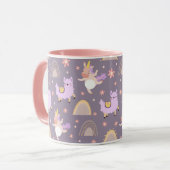 Tasse von Einhorn und Llamas (Vorderseite Links)