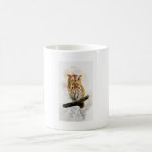 Tasse von Eule - handbemalte Wasserfarbe für Wildf (Mittel)