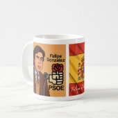 Tasse von Felipe González (Vorderseite Links)