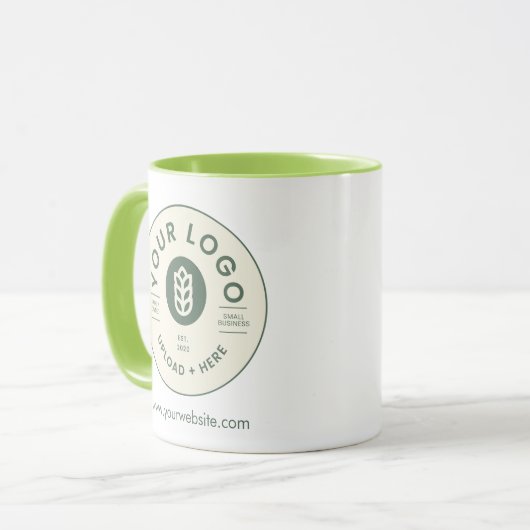 Tasse von Firmenlogos (Vorderseite Links)