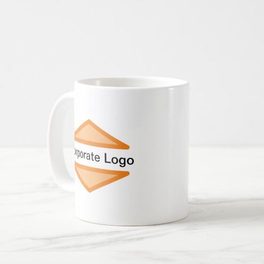 Tasse von Firmenlogos (Vorderseite Links)