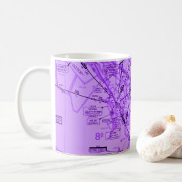 Tasse von Flugzeugdiagrammen
