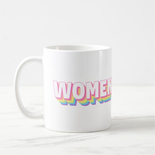 Tasse von Frauen in STEM-Logos (Links)
