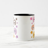 Tasse von funkelnden Sternen und Süßen Tieren (Mittel)