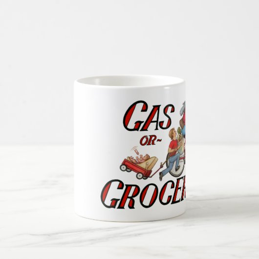Tasse von Gas oder Lebensmitteln (Mittel)