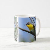 Tasse von Gelbrest-Chat durch BirdingCollectibles (VorderseiteRechts)