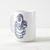 Tasse von gepunkteten Waffen (Vorderseite Links)