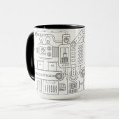 Tasse von Geschenkartikeln (Vorderseite Links)