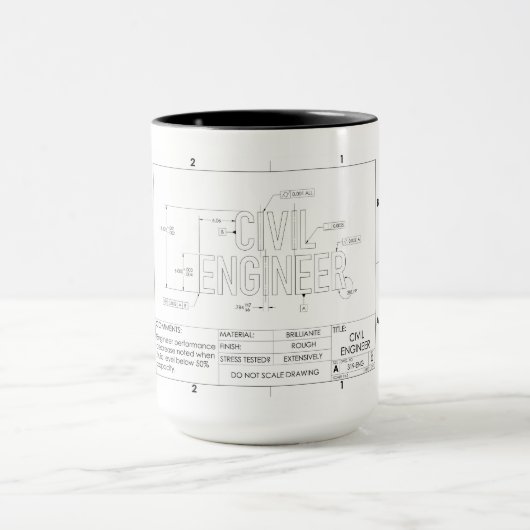 Tasse von Geschenken für zivile Technik (Zentrum)