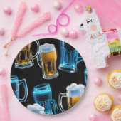 Tasse von Glasbäern Pappteller (Party)