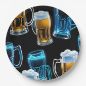 Tasse von Glasbäern Pappteller (Vorderseite)