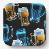 Tasse von Glasbäern Pappteller (Vorderseite)
