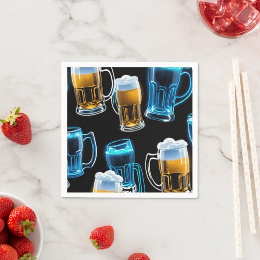 Tasse von Glasbäern Serviette (Beispiel)