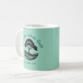 Tasse von Golf Club-Logos (Vorderseite Links)