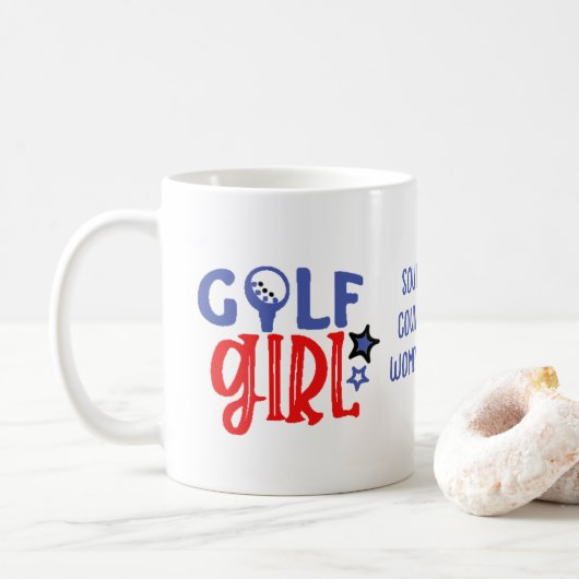 Tasse von Golf Girl (Mit Donut)