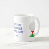 Tasse von Golf Girl (VorderseiteRechts)