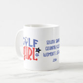 Tasse von Golf Girl (Vorderseite Links)