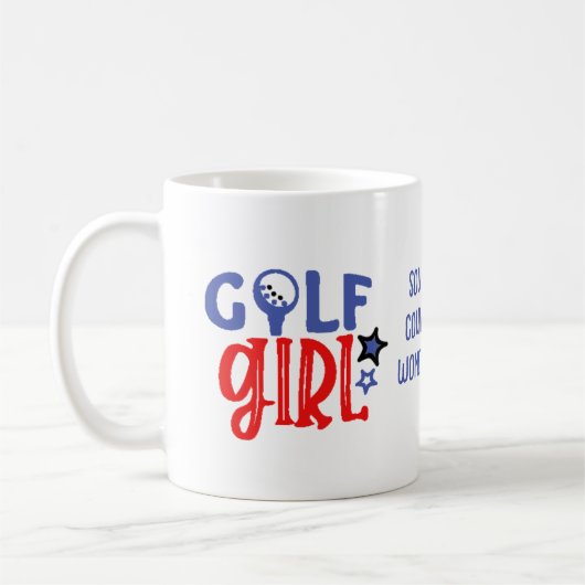 Tasse von Golf Girl (Links)