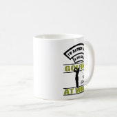 Tasse von Golf und Arbeit (VorderseiteRechts)