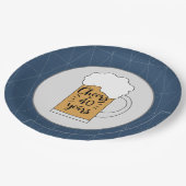 Tasse von Graubäumen und Blaubäern auf 40 Jahre Pappteller (Schrägansicht)