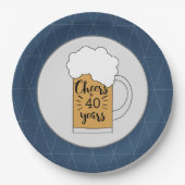 Tasse von Graubäumen und Blaubäern auf 40 Jahre Pappteller (Vorderseite)